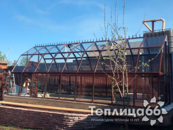 Теплица Рада Исеть под стекло, ширина 3 метра (Калькулятор)